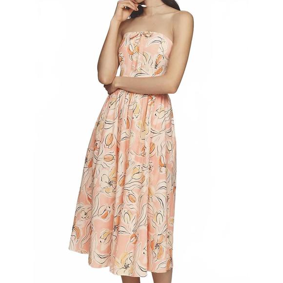 NEW HUTCH iris dress in pink pattern - Picture 1 of 4